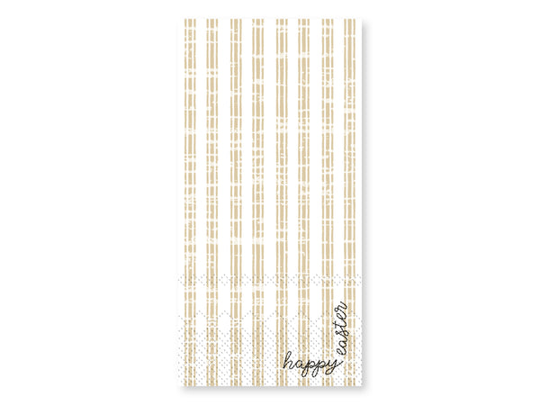 Easter striped napkins