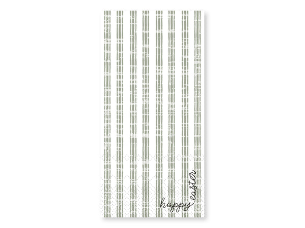 Easter striped napkins