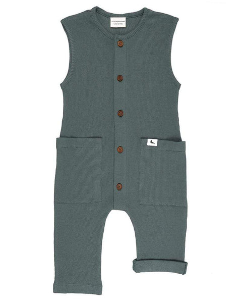 Organic cotton baby dungarees