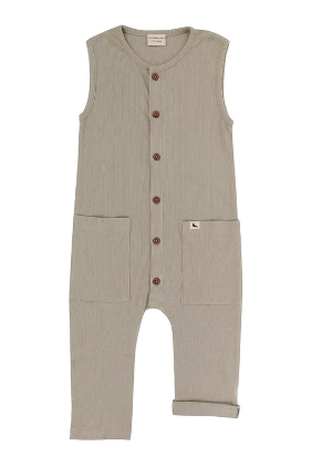 Organic cotton baby dungarees