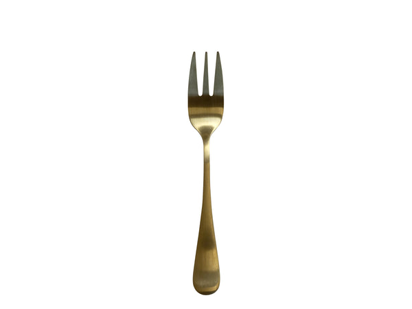 Gold cake fork