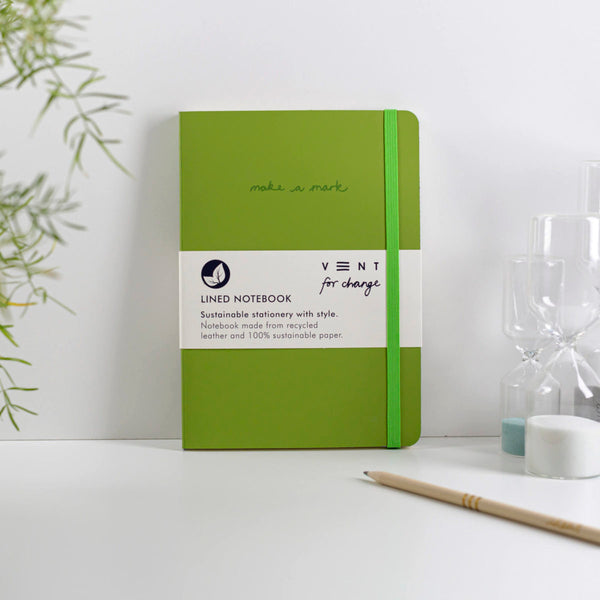 Make a Mark A5 recycled leather notebook