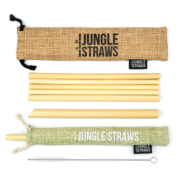 Eco reusable bamboo straws